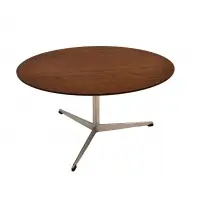 Arne Jacobsen, Fritz Hansen, Tripod Coffee Table /, 1958, Tripod aluminum frame