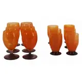 Daum Nancy, Set of 12 Art Deco Glasses