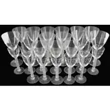 "Phalsbourg" Crystal Stemware, 24 Pcs by Lalique, sold Apr 2026