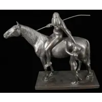 Hermann Hasse-Ilsenburg, The Parting of the Amazon, Bronze "The Parting of the Amazon"