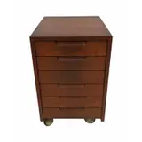 NAKASHIMA STUDIO Pedestal Stand on casters by George Nakashima, sold Dec 2025