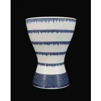 Julian Stair, Blue and White Porcelain Vase, Blue and White Porcelain Vase