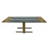 Burl Maple Extension dining table #6705 by Vladimir Kagan, Burl Maple Extension dining table #6705, sold Oct 2025