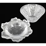 Lalique, France Thistle Bowl Together With A