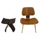 Charles Eames, LCW Potato Chip Chair Together