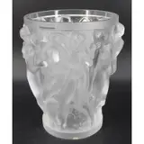France Glass Baccantes Vase by Lalique, Lalique Glass 'Baccantes' Vase, sold Jun 2025