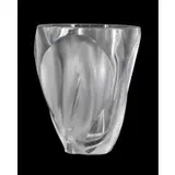 Lalique, France Clear & Frosted Glass Vase