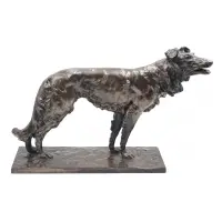 Walter Gebler, Guss v. Pilner Franz Dresden, A bronze sculpture of a borzoi dog