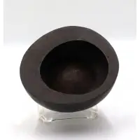 Isamu Noguchi, OOI KOJO, A black enameled cast iron ashtray