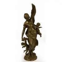 Auguste Moreau, Untitled, Gilt bronze