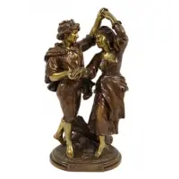 Jean Didier Debut, La Moisson, Large and finely executed bronze sculpture