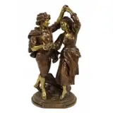 Jean Didier Debut, La Moisson, Large and finely executed bronze sculpture