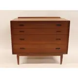Arne Vodder, Teak 4 Drawer Dresser for Sibast