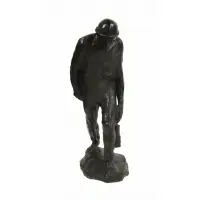 Jules van Biesbroek, Van Biesbroeck, A large and impressive bronze figure of a miner (?)