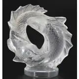 France Signed "Deux Poissons" Glass by Lalique, sold Oct 2024