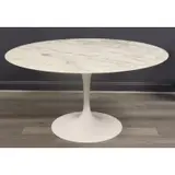 Eero Saarinen, for Knoll Marble Top Tulip Table, An Eero Saarinen for Knoll marble top tulip table