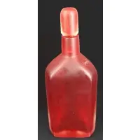 Red Glass Decanter In Box Incisa 2017 by Venini, 2017, Bright red glass Venini decanter in box, sold Jun 2024