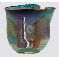 Chris Hawthorne, AQUARIUM, Art Glass Vase