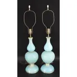 Barovier, & Toso Pair Of Murano Glass Lamps