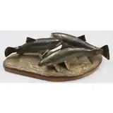 Decourcy L. Taylor, Untitled, Bronze Sculpture of Fish on base
