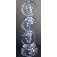 Pino Signoretto, Visi, large glass sculpture