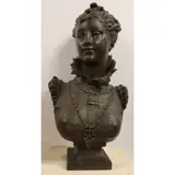 Vincent D. Faure de Brousse, Bust of Woman, Bronze