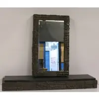 Midcentury Sculpted Bronze Slate Top by Paul Evans, sold Mar 2024