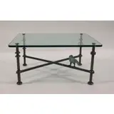 Illana Goor, Untitled, Bronze Coffee table with patinated bronze bird