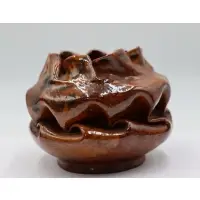 George Ohr, Glazed pottery Vase, Glazed pottery Vase
