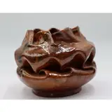George Ohr, Glazed pottery Vase, Glazed pottery Vase
