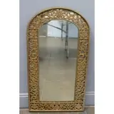 Oscar Bach, Untitled, Nice dome top bronze mirror