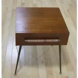 Night Stand End Table by T. H. Robsjohn-Gibbings, mahogany, sold Nov 2023