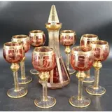 Mary Moser, Glass And Decanter Set