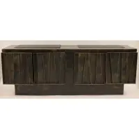 Paul Evans, Deep Relief Sideboard, Materials : Welded and patinated Steel