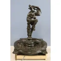 Leo Lentelli, The Archer, Bronze figural centerpiece fountain