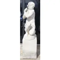 Kai Nielsen, The kneeling figure is 48" tall, 16" wide and 26.5" deep