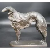 Frank Vittor, Fr. Vittor, Bronze sculpture of a Borzoi dog bronze