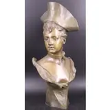Geeorges van der Straeten, Van Der Straeten, Bronze bust of a beauty
