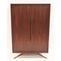 Vladimir Kagan, (U.S.A. 1927 - 2016) Cabinet, 1927, A rare and early Walnut 2 door cabinet