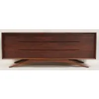 Vladimir Kagan, (U.S.A. 1927 - 2016) Dresser, 1927, A rare and early Walnut 6 drawer dresser