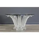 Lalique, France Clear Crystal Cactus Round Table