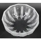 Lalique, France "Ceres" Wheat Sheaf Glass Bowl