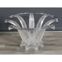 Lalique, France Clear Crystal Cactus Round Table