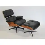 Lounge Chair & Ottoman by Charles and Ray Eames, Leather and frame In nice original condition and with Herman Miller Label, sold May 2022