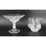 Lalique, France "Virginia" Compote Together With