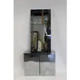 Paul Evans, Signed Cityscape Console & Mirror