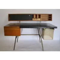 & Associates Home Office Desk by George Nelson, 1946, 1946 walnut, sold Oct 2021
