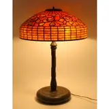 Swirling Leaf Signed Table Lamp by Tiffany Studios, sold Sep 2021