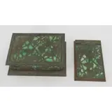Signed Grapevine Jewelry Box by Tiffany Studios, sold Jul 2021