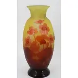 Galle, signed French Cameo Glass Vase